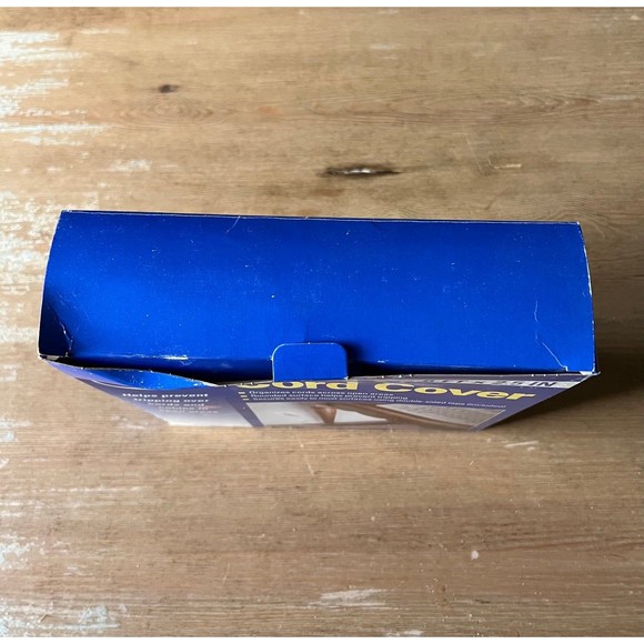 BNIB GE Black 6ft x 2.5" Cable Extension Light Electrical Cord Organizer Cover - Picture 5 of 6